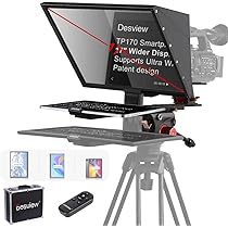 ⭐️1度使用のみ⭐️Desview T3 テレプロンプター スマホ＆タブレット用 Amazon.co.jp: テレプロンプター，スマートフォン 一眼レフに